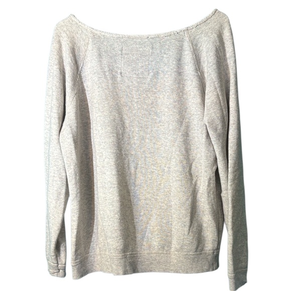 American Eagle Outfitters Gray Wave Graphic Top - Picture 3 of 8